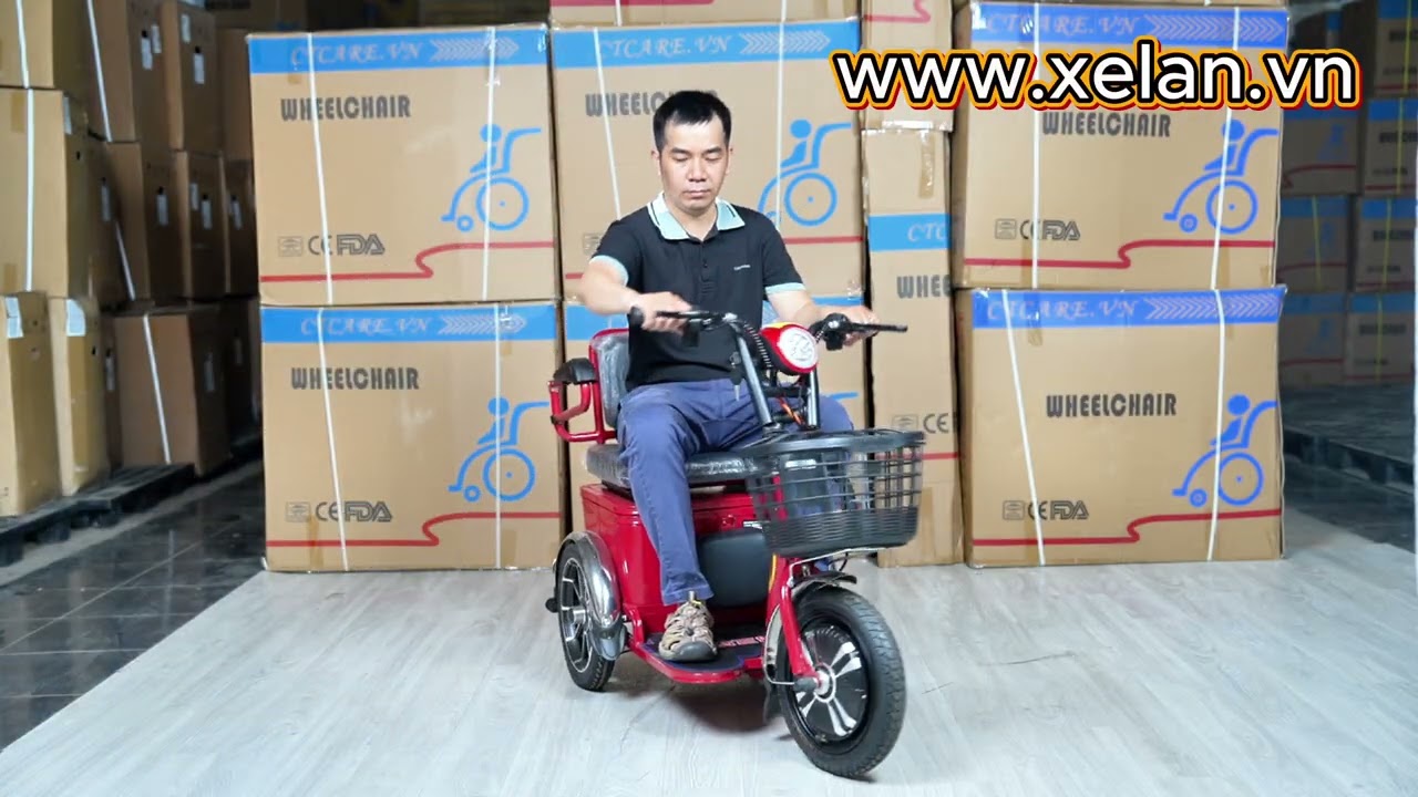 Xe điện 3 bánh mini Ctcare