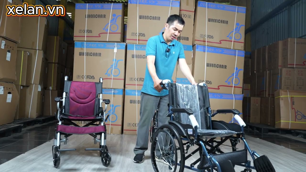 So sánh 3 phiên bản xe lăn du lịch gấp gọn CTcare 863